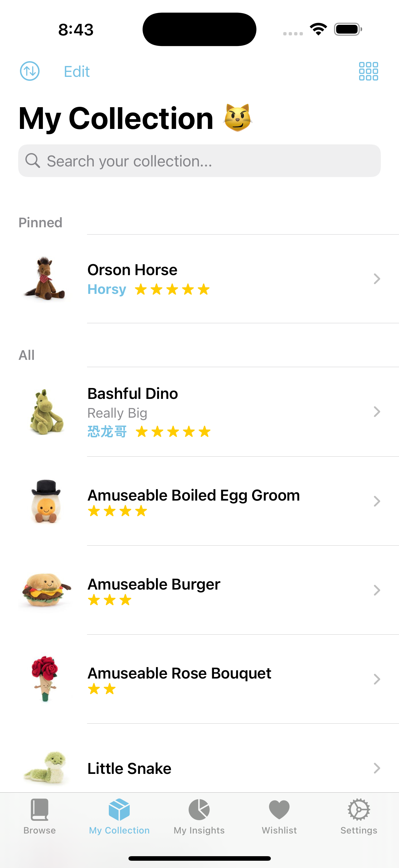 Collection in Grid View